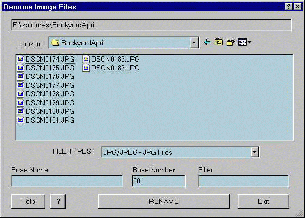 Rename Screenshot
